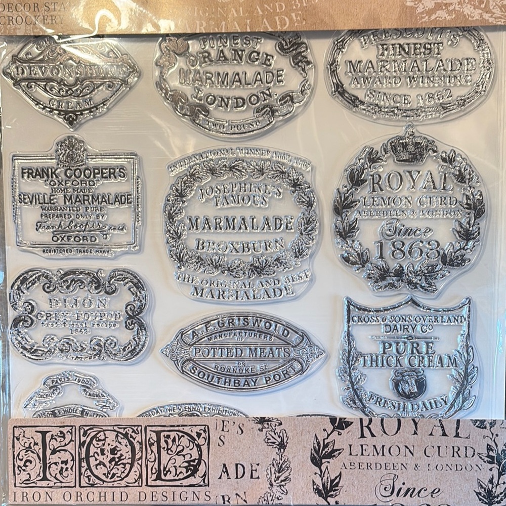 IOD Crockery Decor Stamp